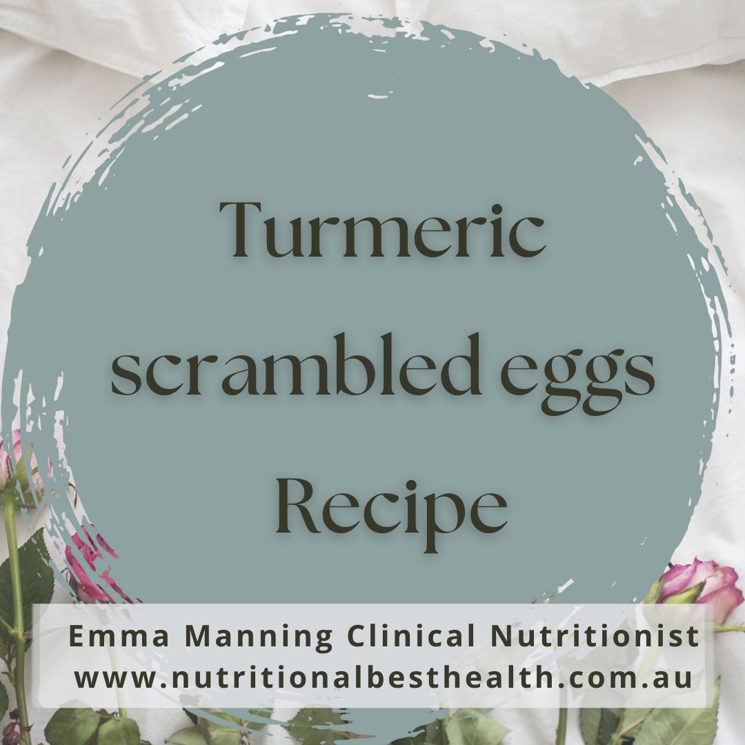 Turmeric Scrambled Egg Recipe