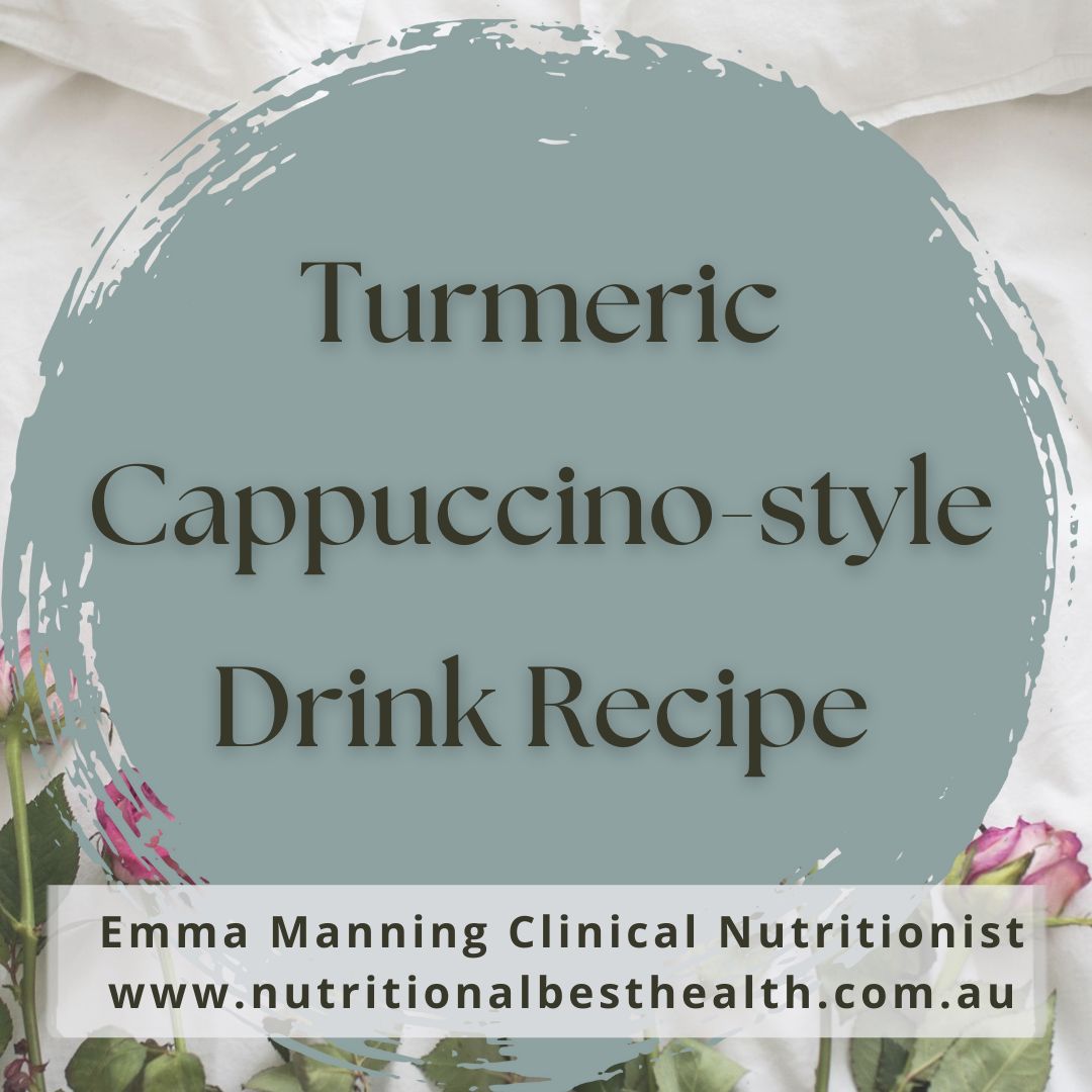 Turmeric Cappuccino-style Drink Recipe